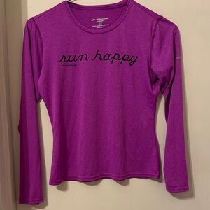 Brooks Women's Vibrant Purple Long Sleeve Tee